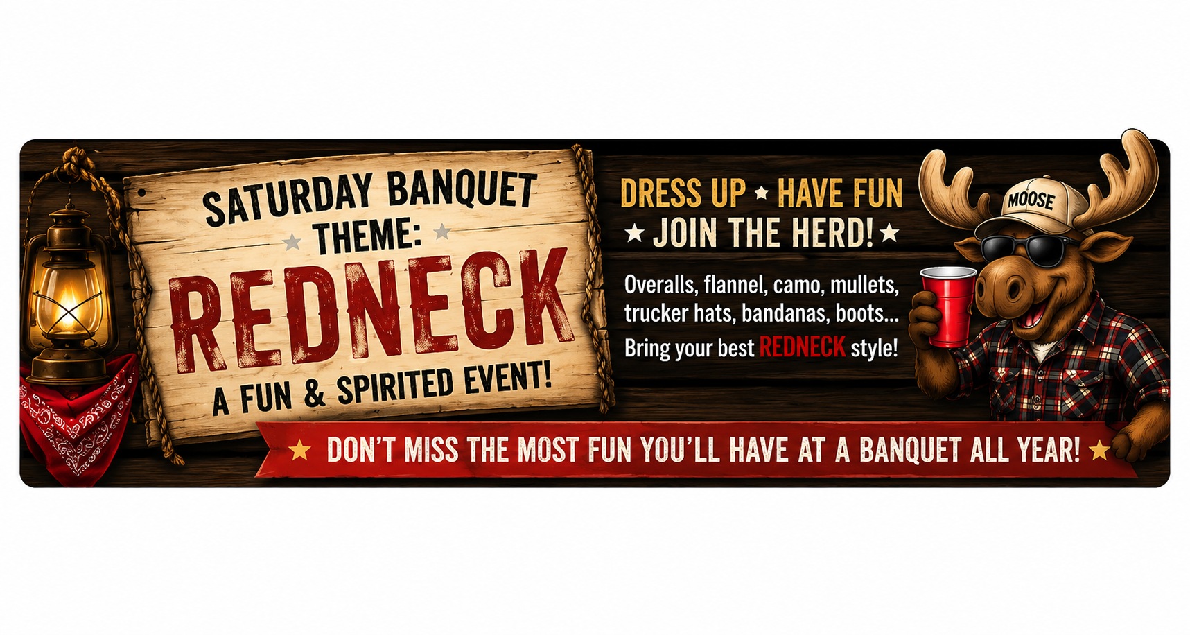 2026 State Convention Redneck Banquet Theme
